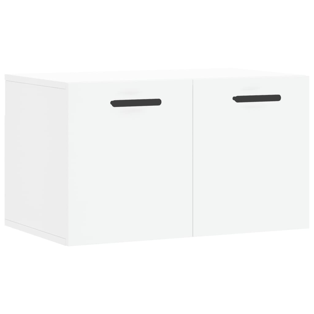 Wall Cabinet White 60x36.5x35 cm Wood Material