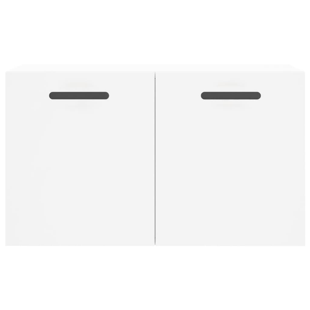 Wall Cabinet White 60x36.5x35 cm Wood Material