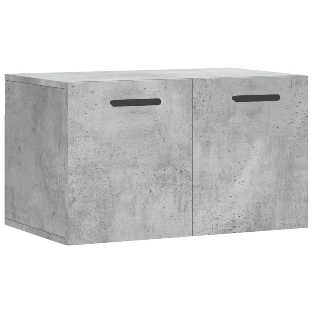 Wall Cabinet Concrete Grey 60x36.5x35 cm Wood Material