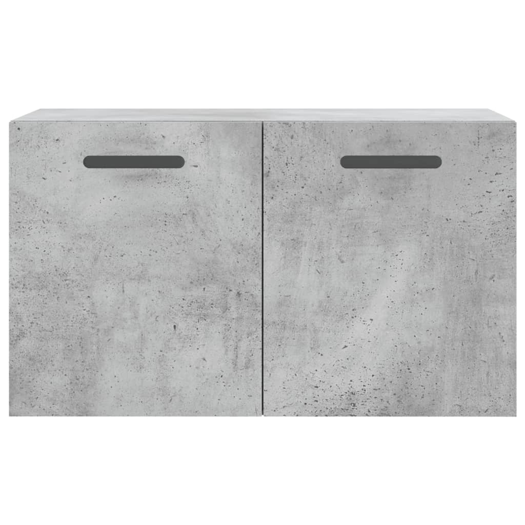 Wall Cabinet Concrete Grey 60x36.5x35 cm Wood Material