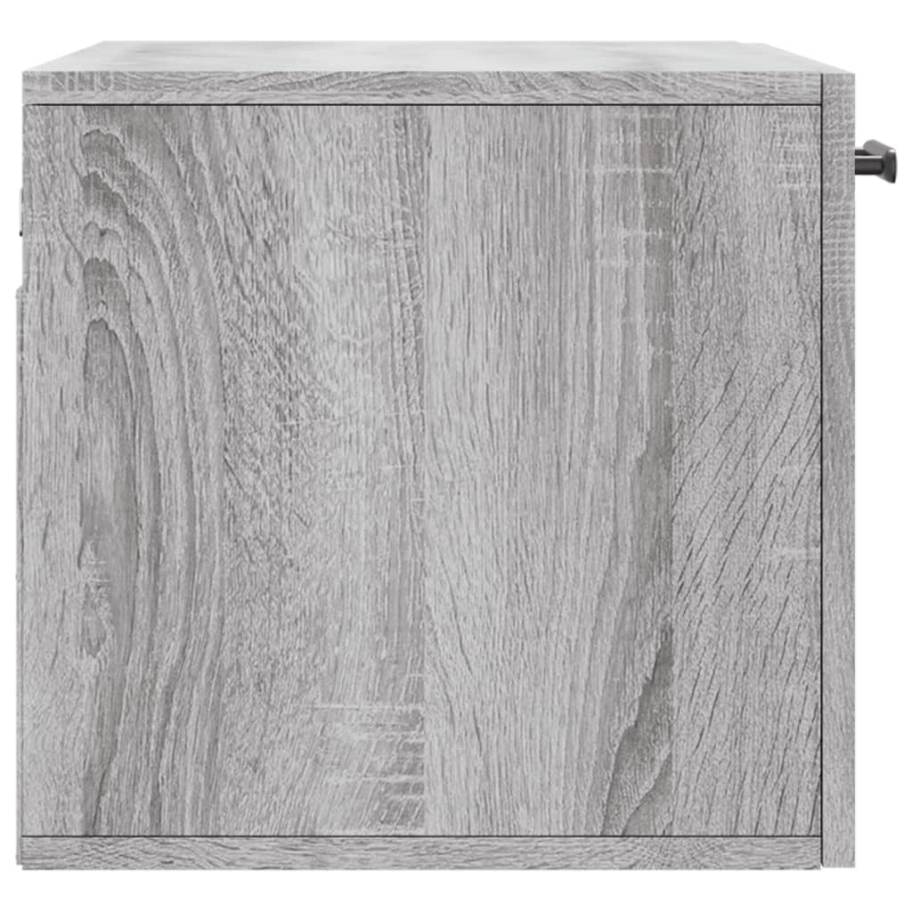 Wall Cabinet Gray Sonoma 60x36.5x35 cm Wood Material