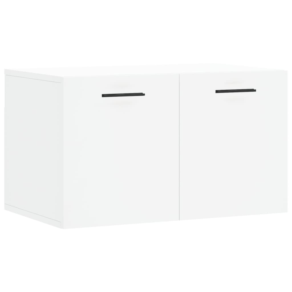 Wall Cabinet White 60x36.5x35 cm Wood Material