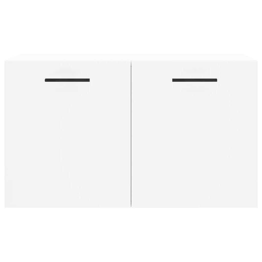 Wall Cabinet White 60x36.5x35 cm Wood Material