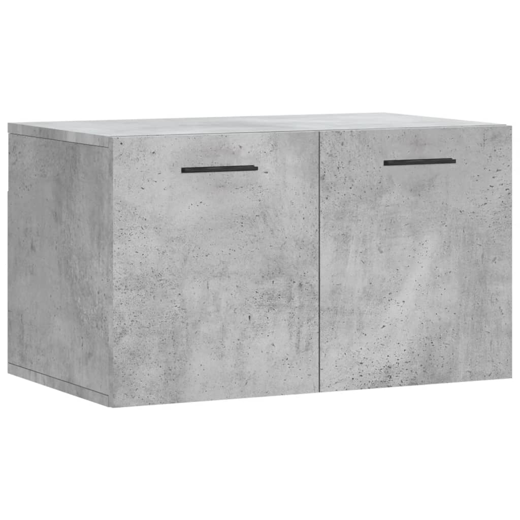 Wall Cabinet Concrete Grey 60x36.5x35 cm Wood Material