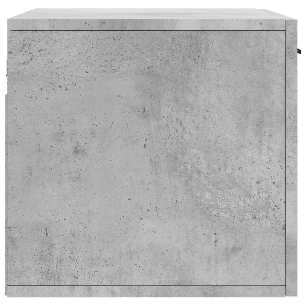 Wall Cabinet Concrete Grey 60x36.5x35 cm Wood Material