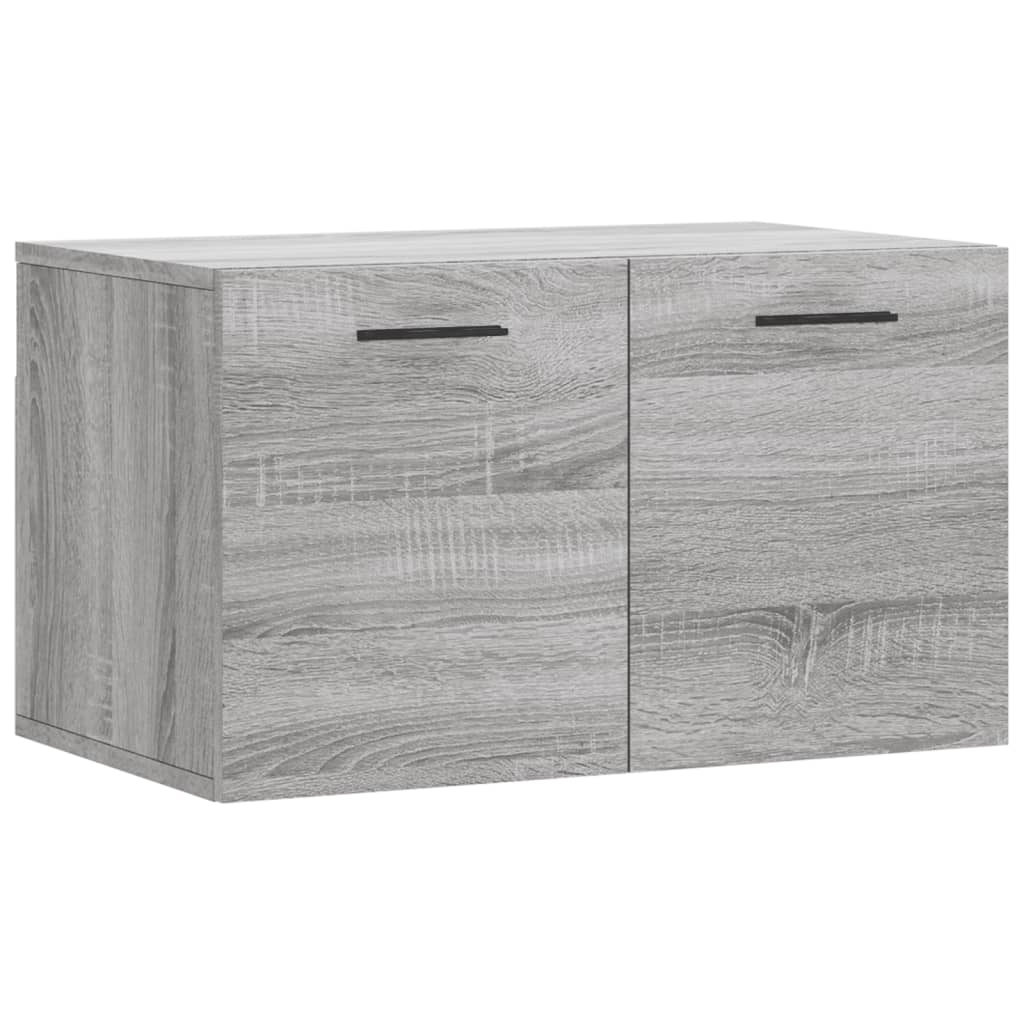 Wall Cabinet Gray Sonoma 60x36.5x35 cm Wood Material