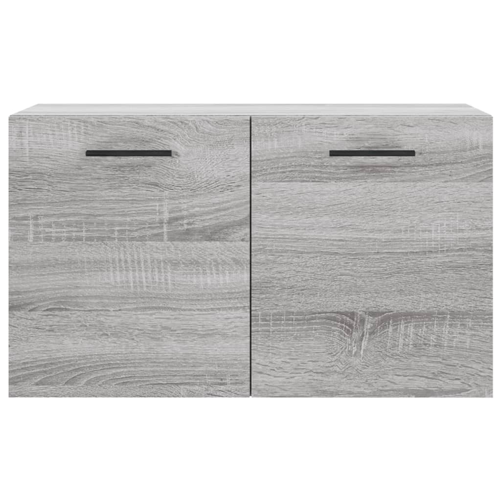 Wall Cabinet Gray Sonoma 60x36.5x35 cm Wood Material