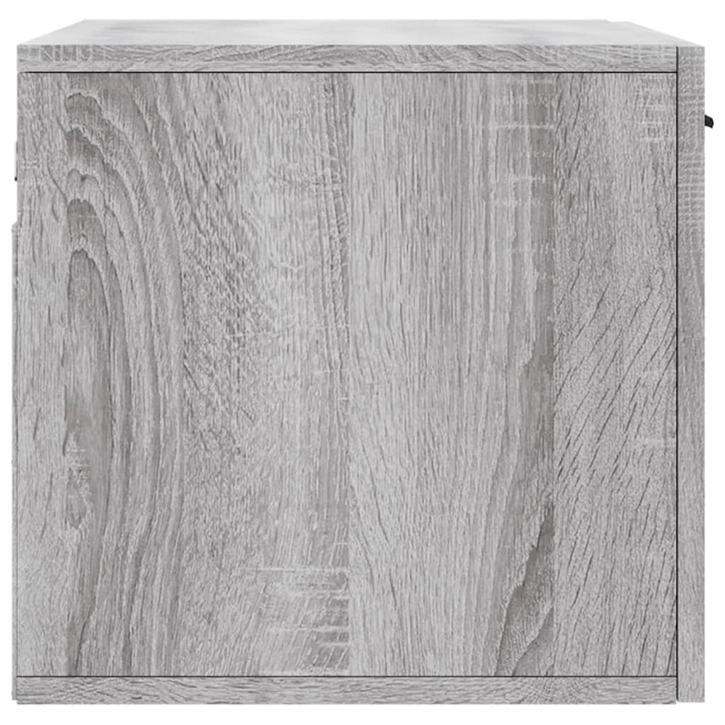 Wall Cabinet Gray Sonoma 60x36.5x35 cm Wood Material