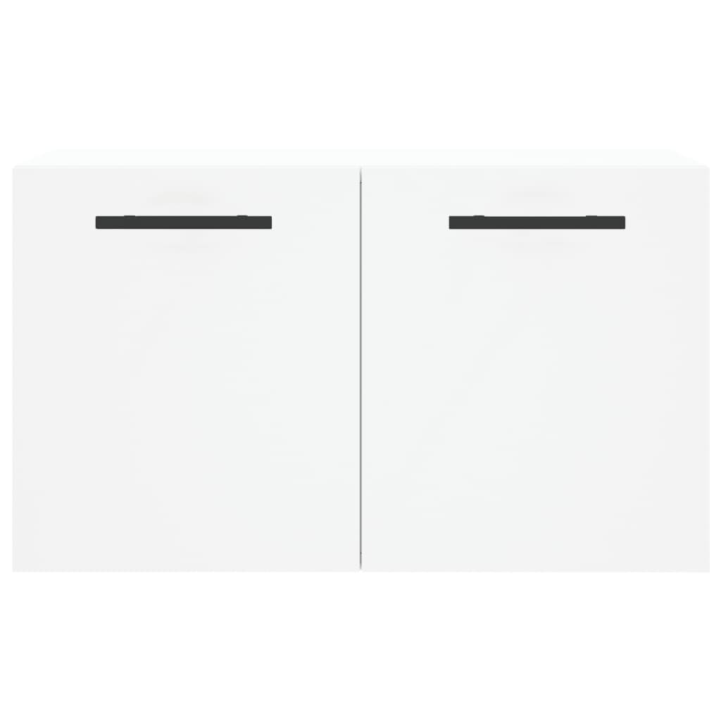 Wall Cabinet White 60x36.5x35 cm Wood Material