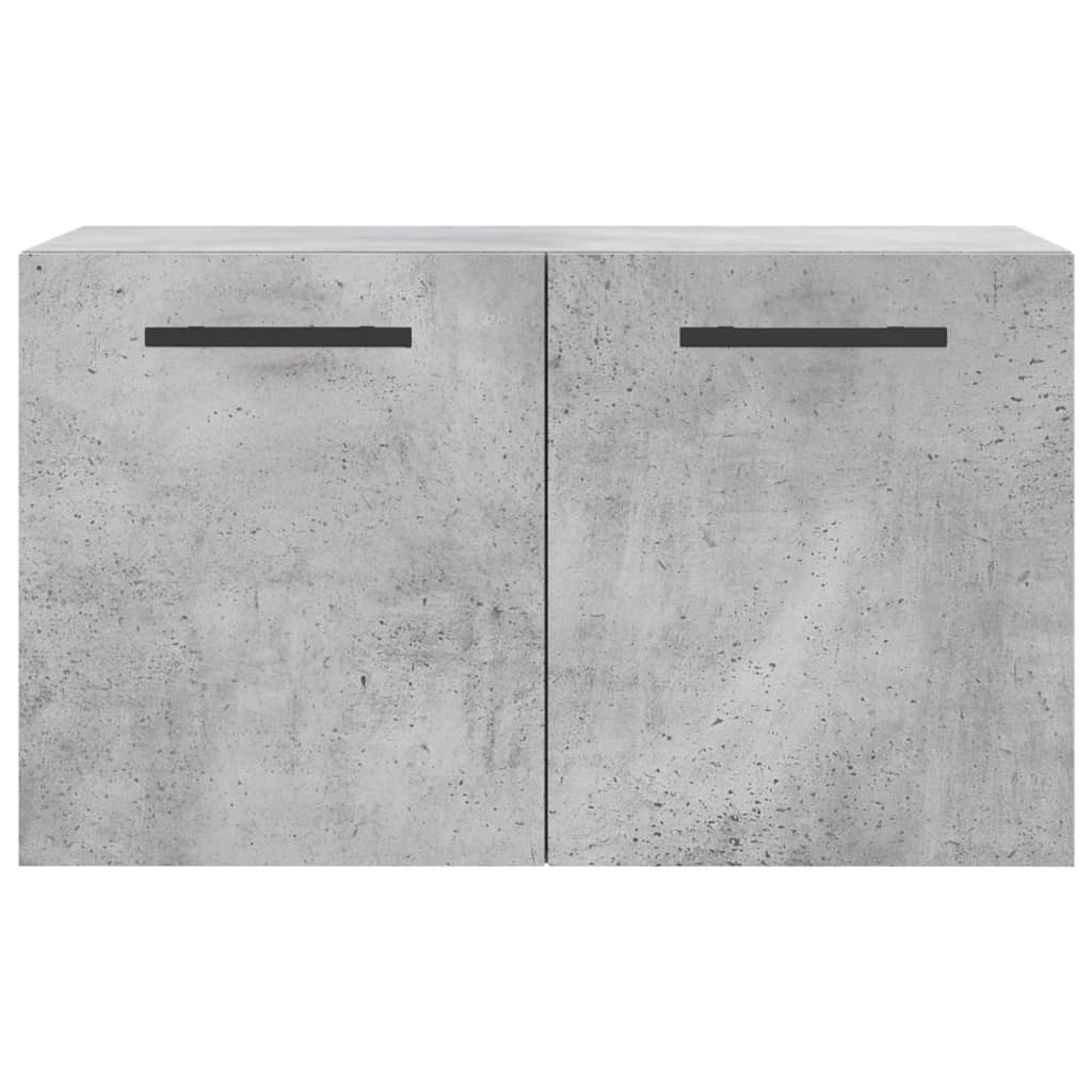 Wall Cabinet Concrete Grey 60x36.5x35 cm Wood Material