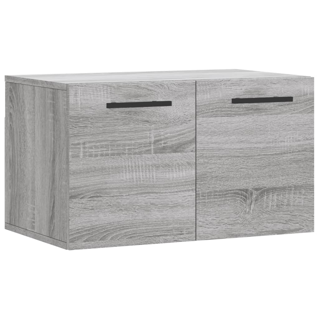 Wall Cabinet Gray Sonoma 60x36.5x35 cm Wood Material