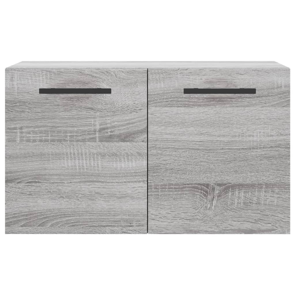 Wall Cabinet Gray Sonoma 60x36.5x35 cm Wood Material