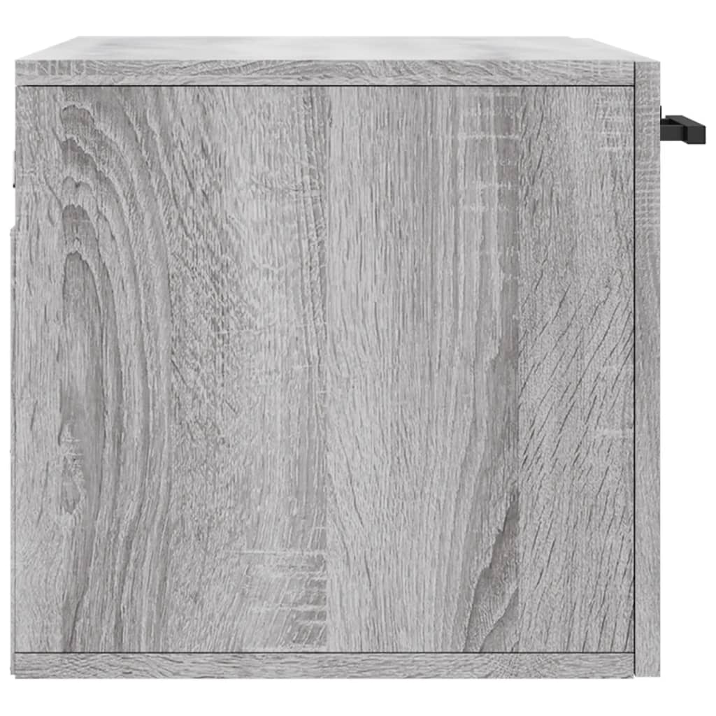 Wall Cabinet Gray Sonoma 60x36.5x35 cm Wood Material