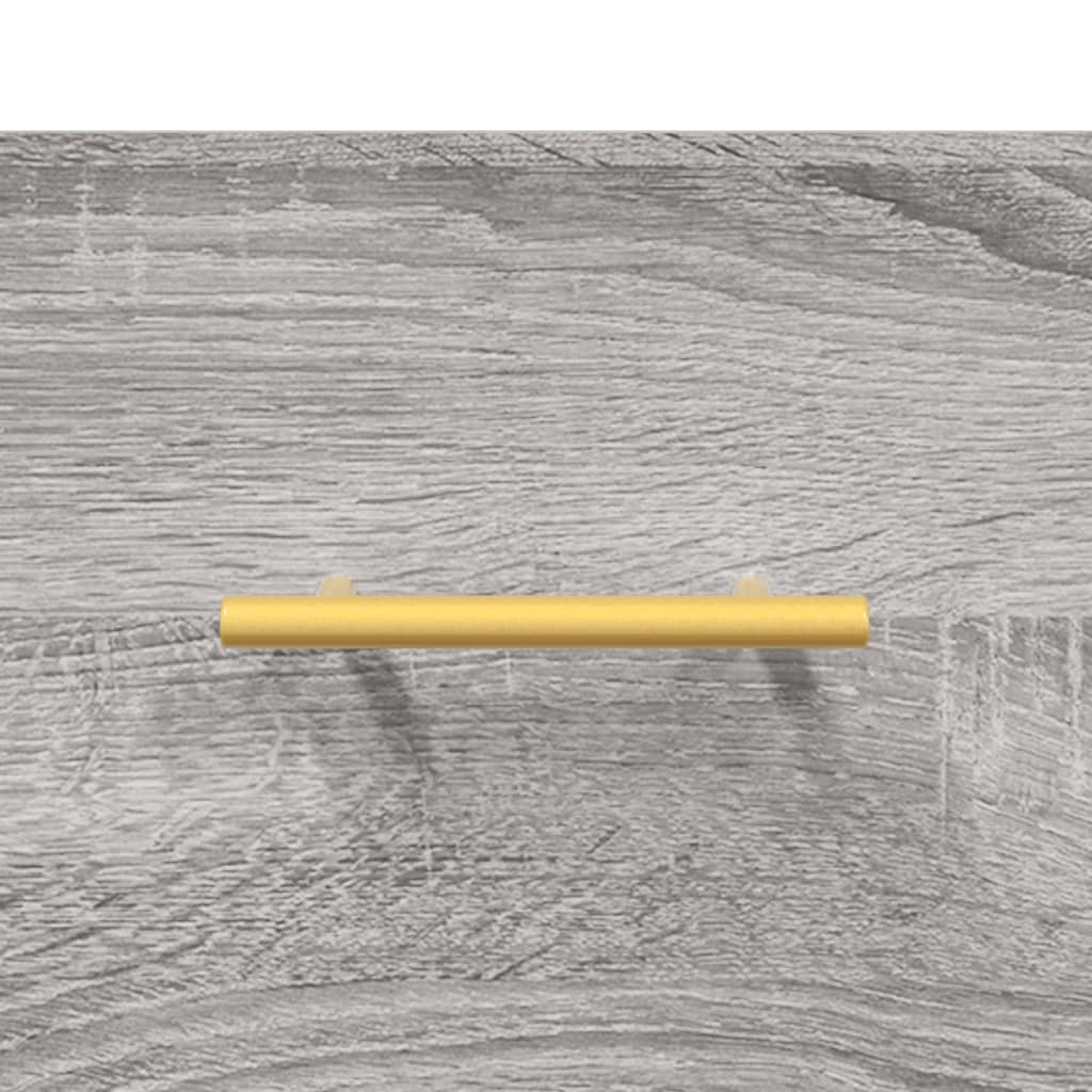 Wandschrank Grau Sonoma 80x36,5x35 cm Holzwerkstoff