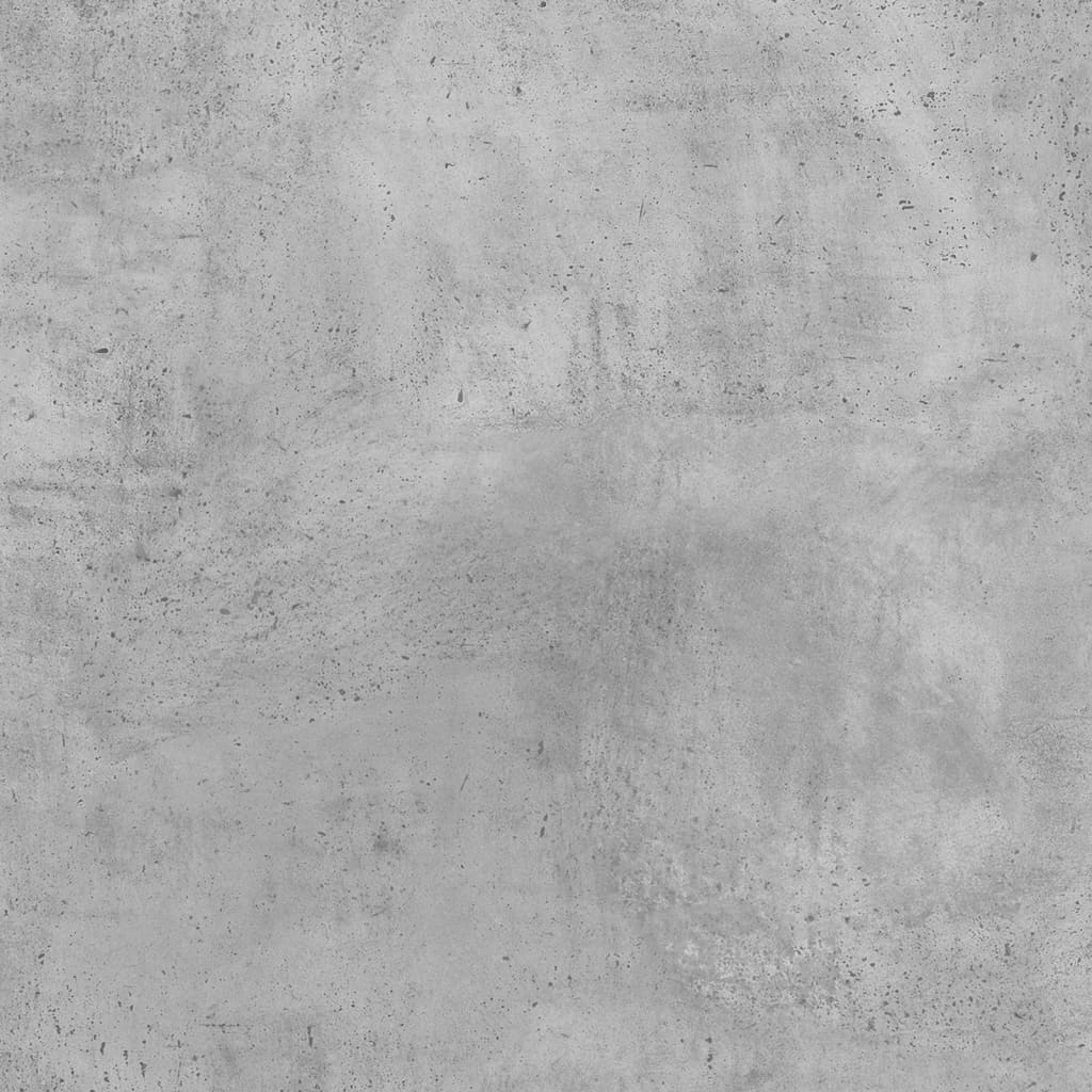 Wall Cabinet Concrete Grey 80x36.5x35 cm Wood Material