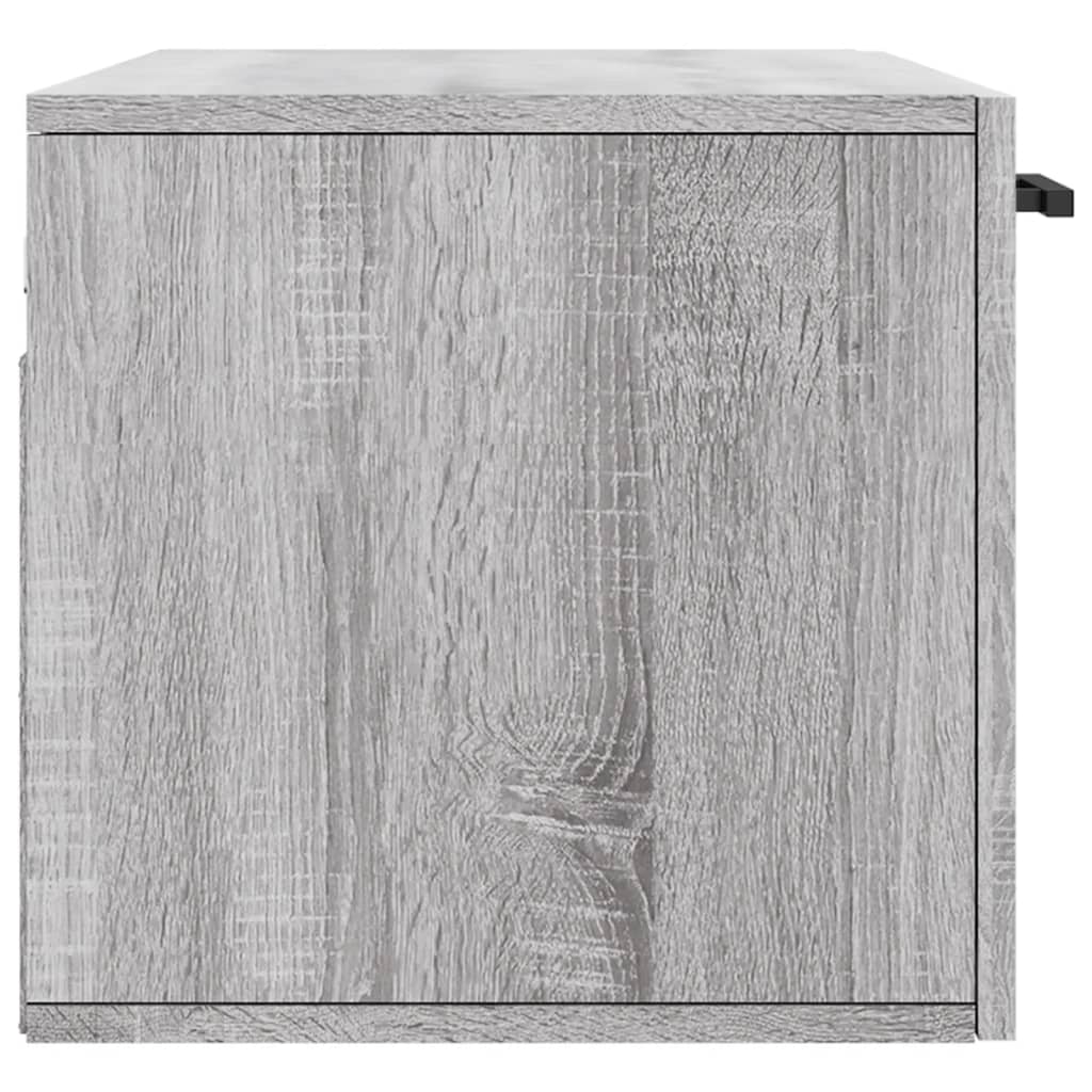 Wall Cabinet Grey Sonoma 80x36.5x35 cm Wood Material