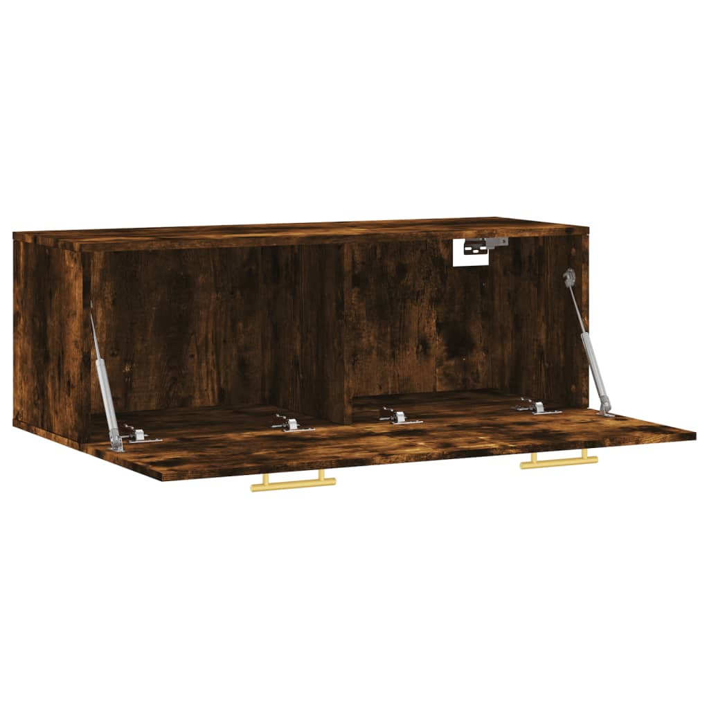 Wandschrank Räuchereiche 100x36,5x35 cm Holzwerkstoff