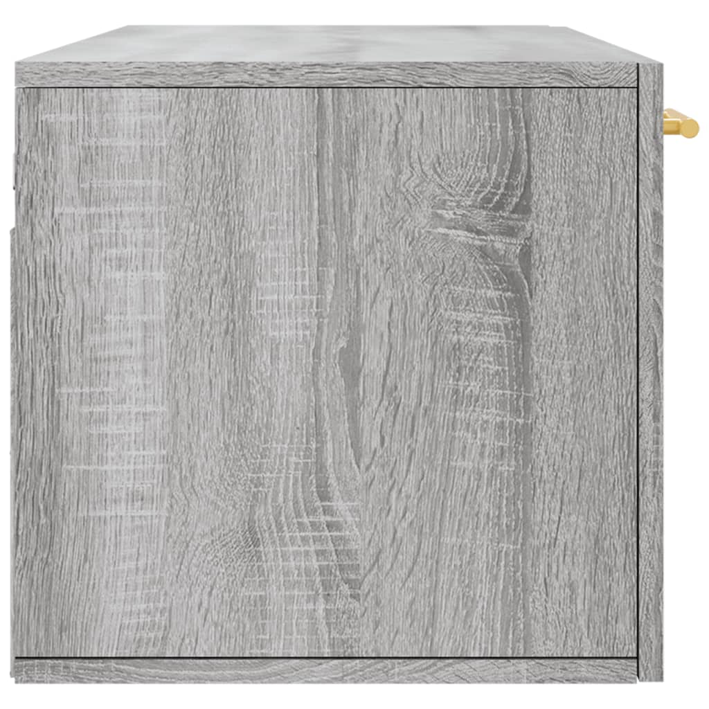 Wall Cabinet Grey Sonoma 100x36.5x35 cm Wood Material