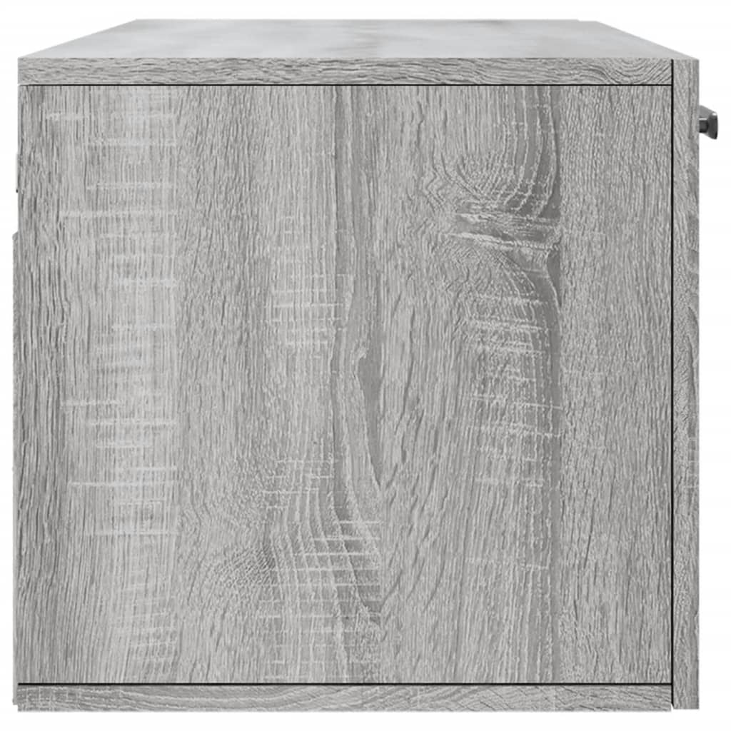 Wall Cabinet Grey Sonoma 100x36.5x35 cm Wood Material