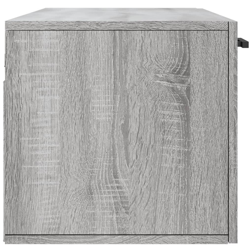 Wall Cabinet Grey Sonoma 100x36.5x35 cm Wood Material