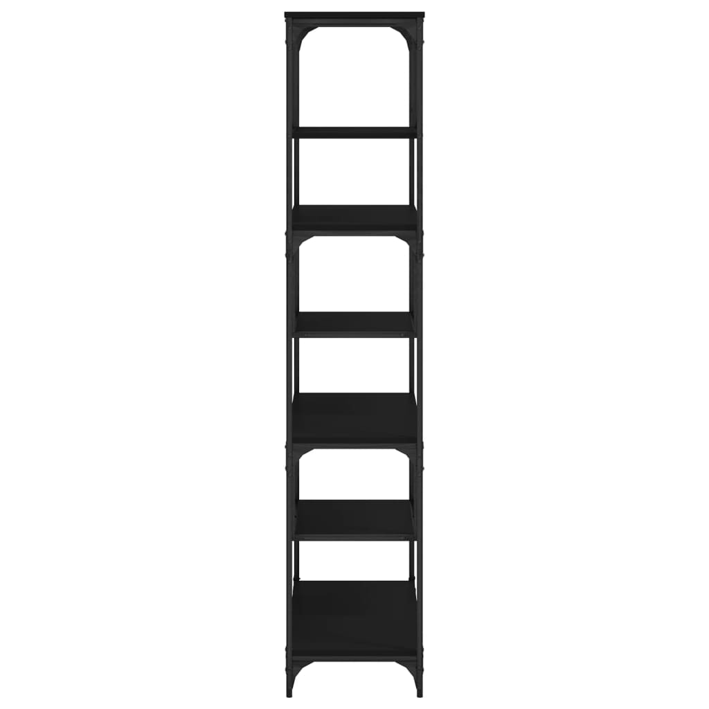 Bookshelf Black 81x36x176 cm Wood Material