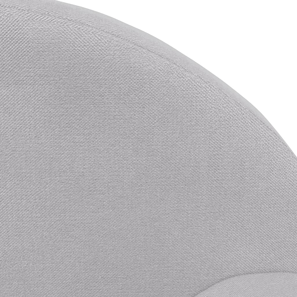 Children's Sofa Light Gray Soft Plush