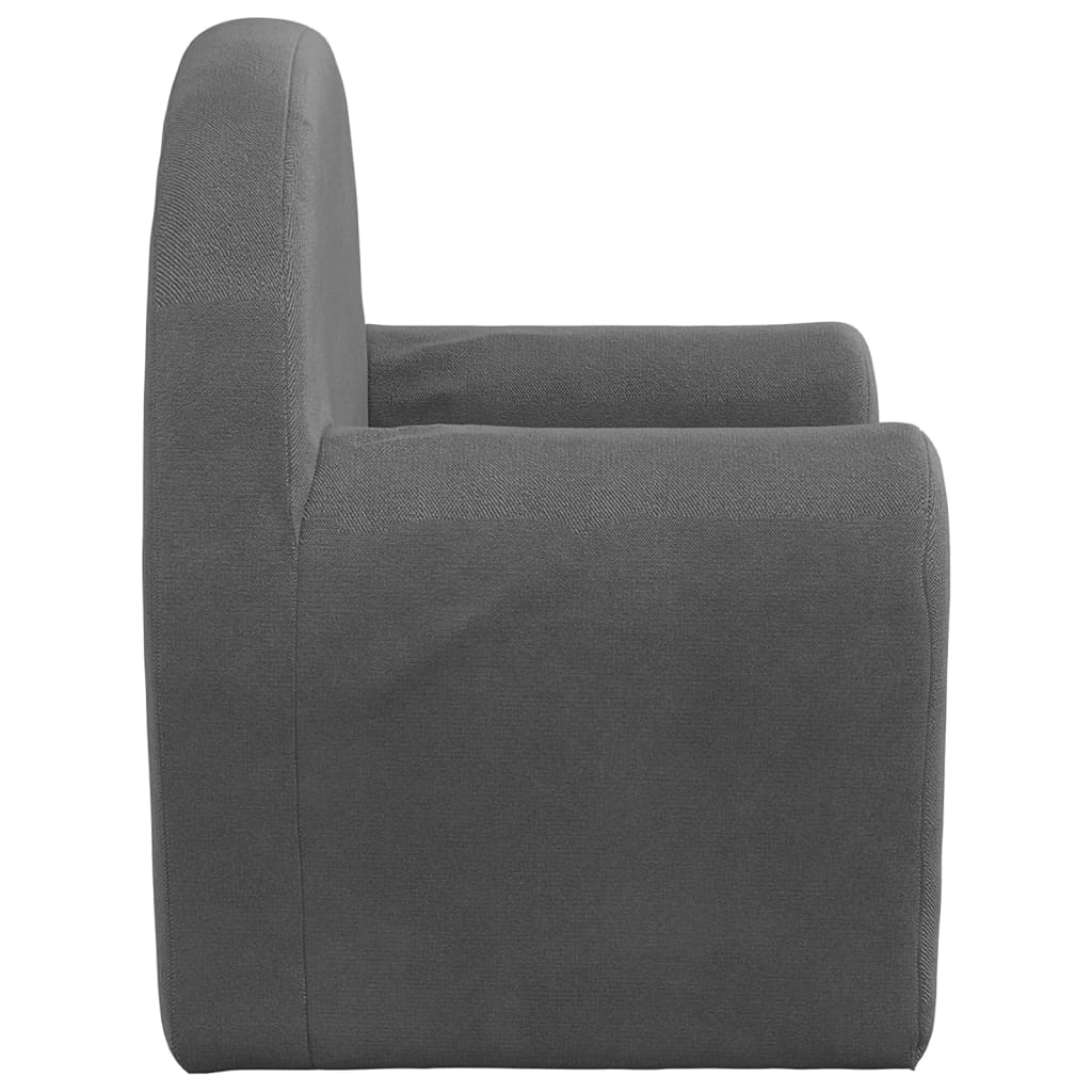 Sofa Bed for Children Anthracite Soft Plush