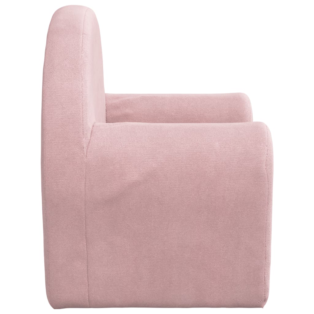 Sofa Bed for Children Pink Soft Plush