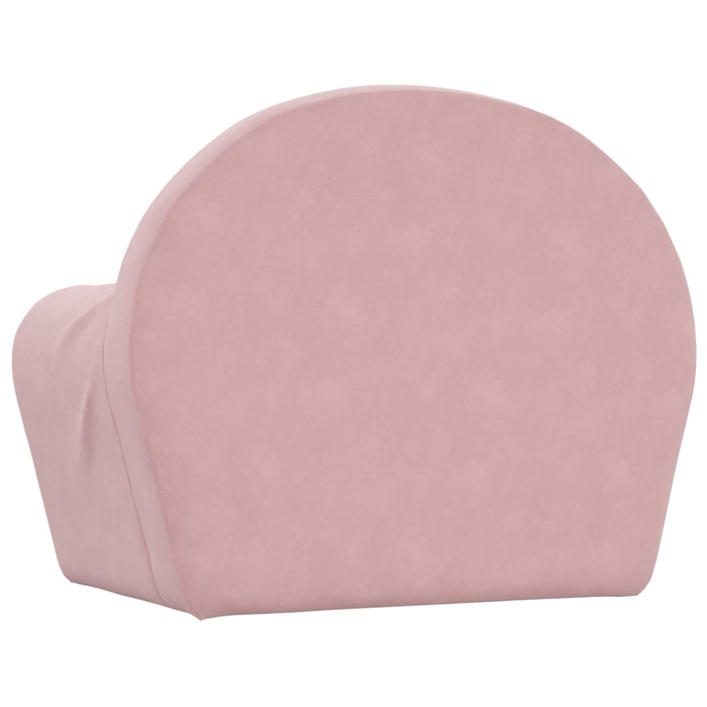 Sofa Bed for Children Pink Soft Plush