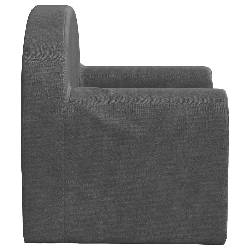 Children's Sofa Anthracite Soft Plush