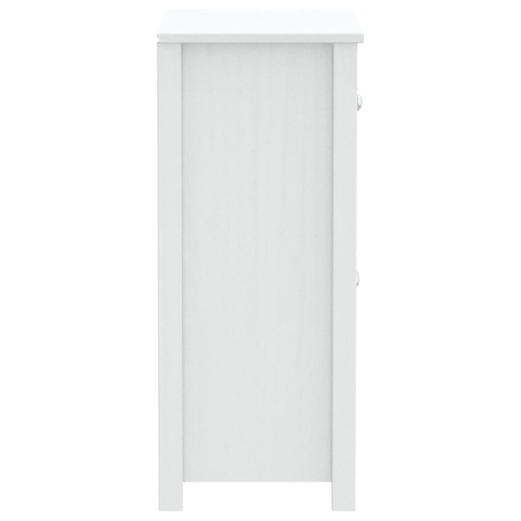 Bathroom Cabinet BERG White 69.5x34x80 cm Solid Pine