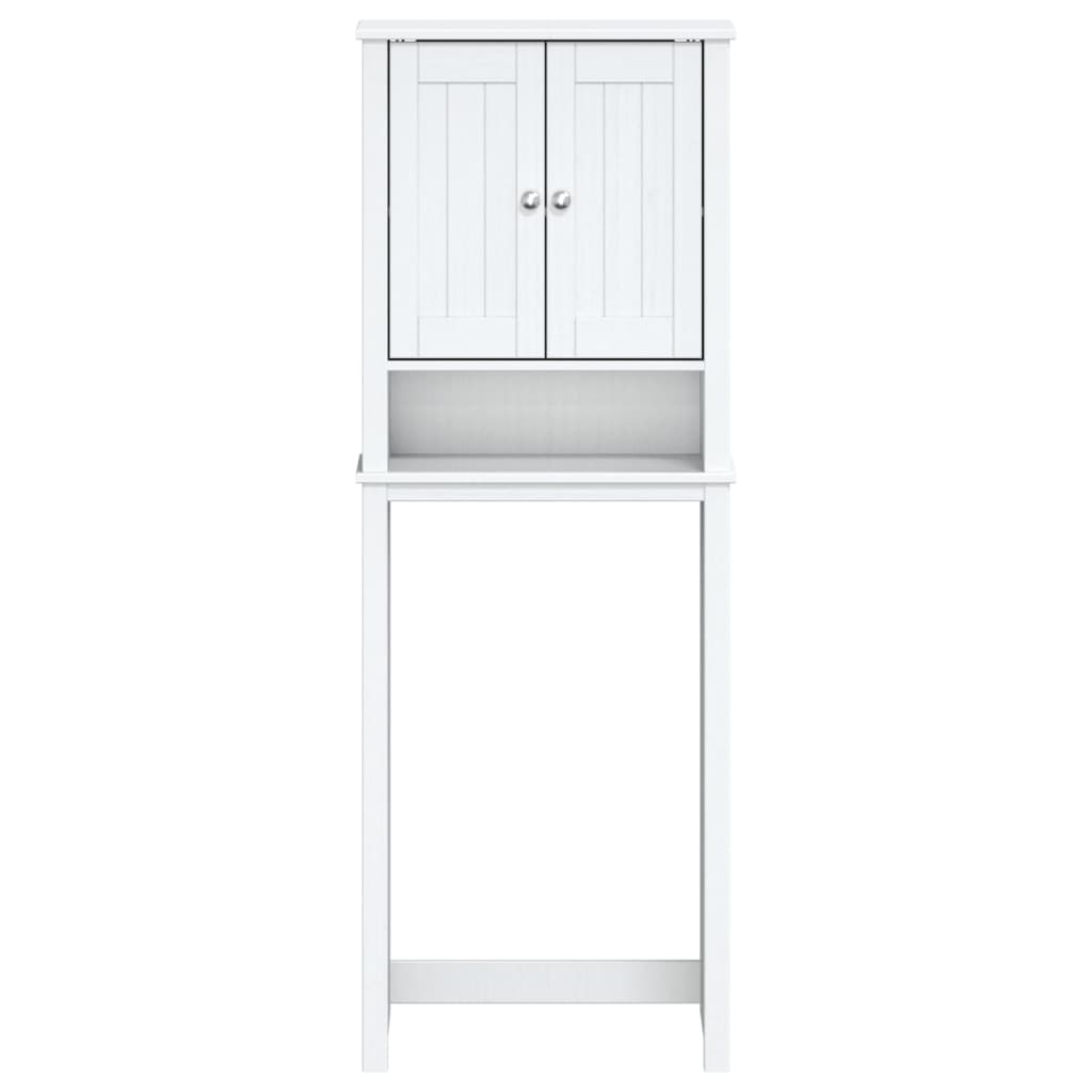 Toilet cabinet BERG White 60x27x164.5 cm solid wood