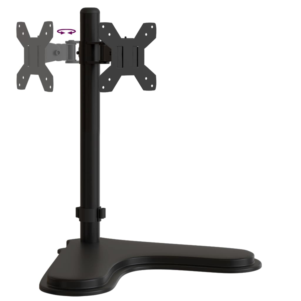 Monitor Mount Black Steel VESA 75/100 mm