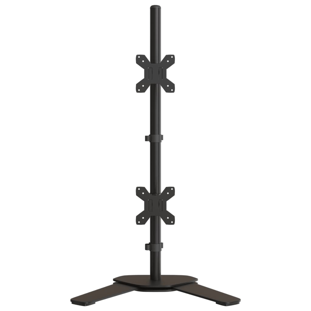 Desk mount for 2 monitors Black Steel VESA 75/100 mm