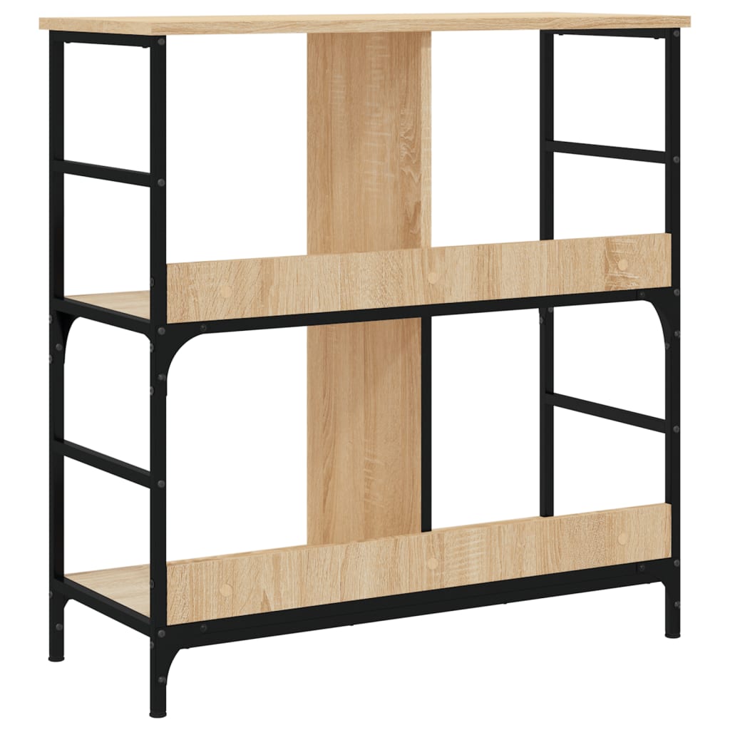 Bookshelf Sonoma Oak 78.5x33x82 cm Wood Material