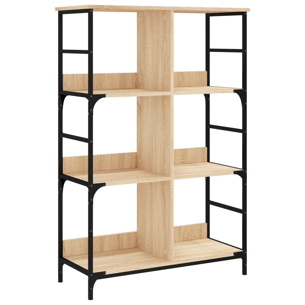 Bookshelf Sonoma Oak 78.5x33x117.5 cm Wood Material