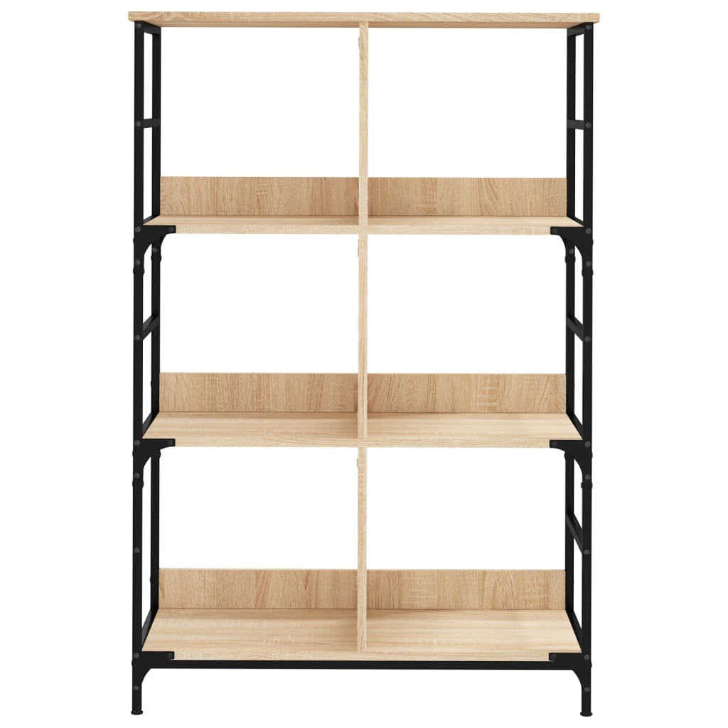 Bücherregal Sonoma-Eiche 78,5x33x117,5 cm Holzwerkstoff