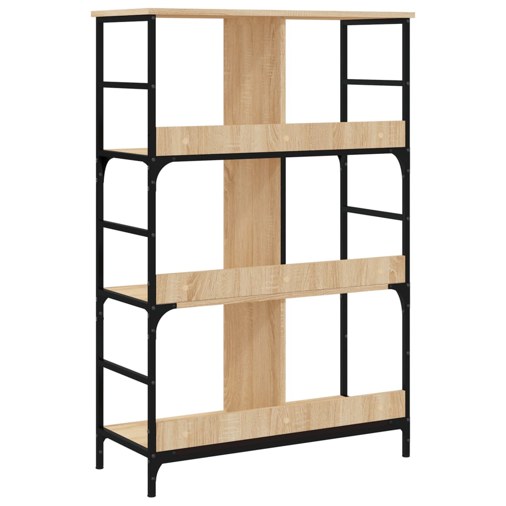 Bookshelf Sonoma Oak 78.5x33x117.5 cm Wood Material