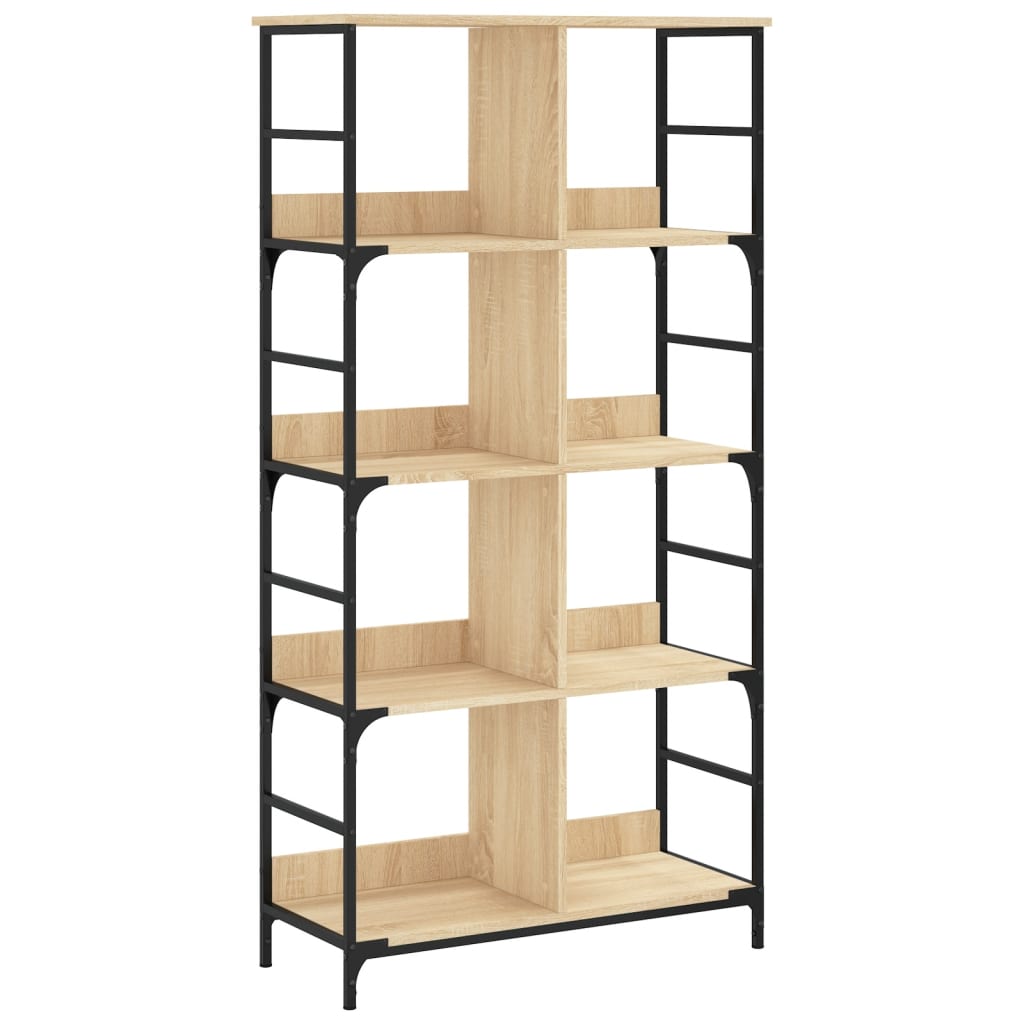 Bookshelf Sonoma Oak 78.5x33x153 cm Wood Material