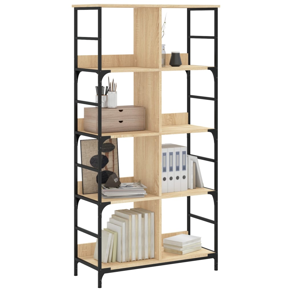 Bookshelf Sonoma Oak 78.5x33x153 cm Wood Material