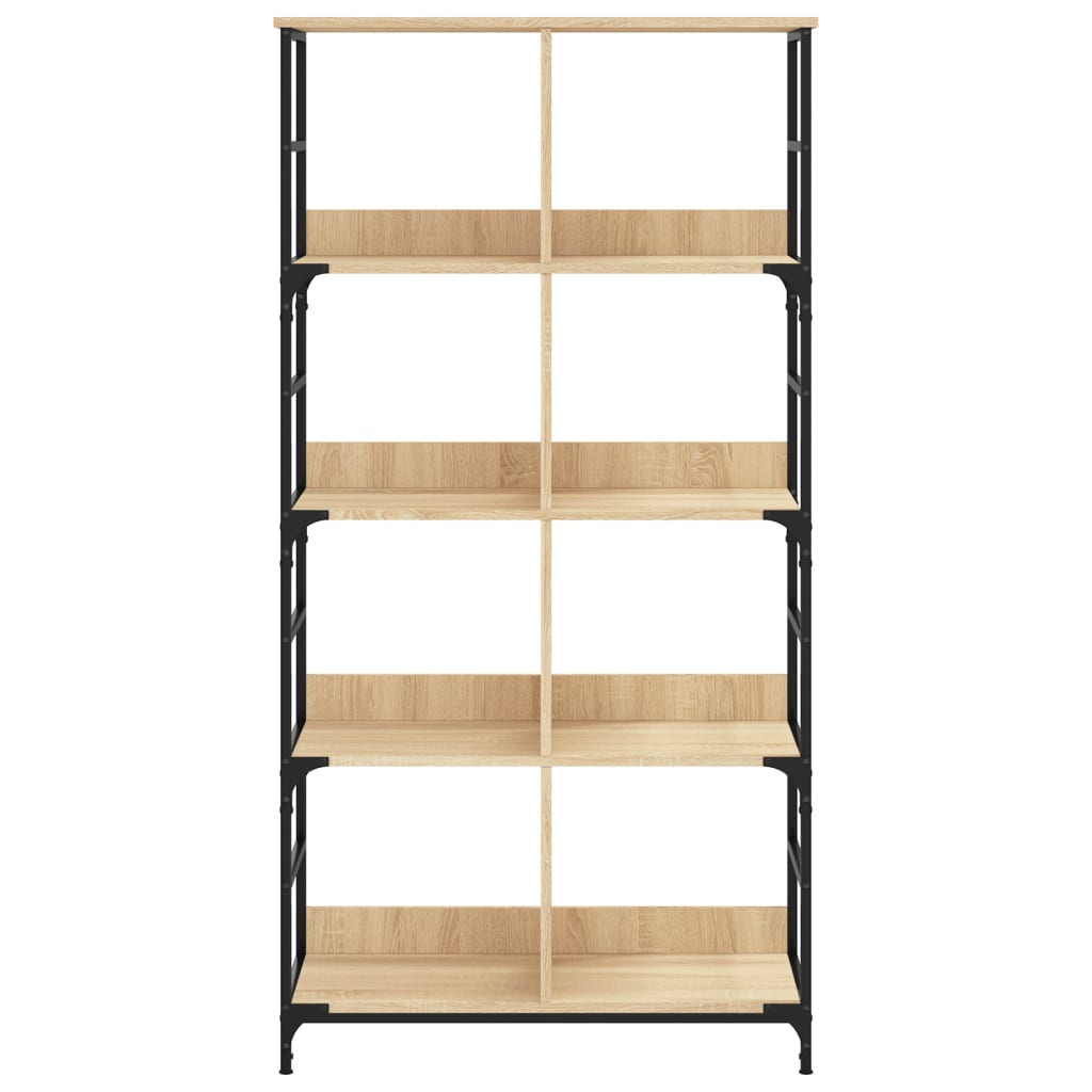 Bookshelf Sonoma Oak 78.5x33x153 cm Wood Material