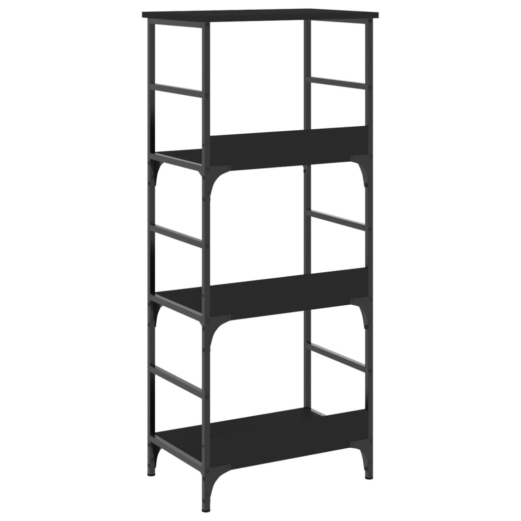 Bookshelf Black 50x33x117.5 cm Wood Material