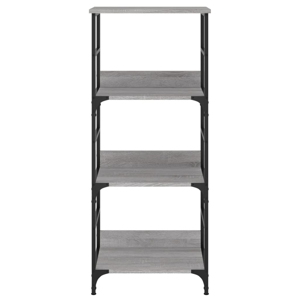 Bookshelf Gray Sonoma 50x33x117.5 cm Wood Material