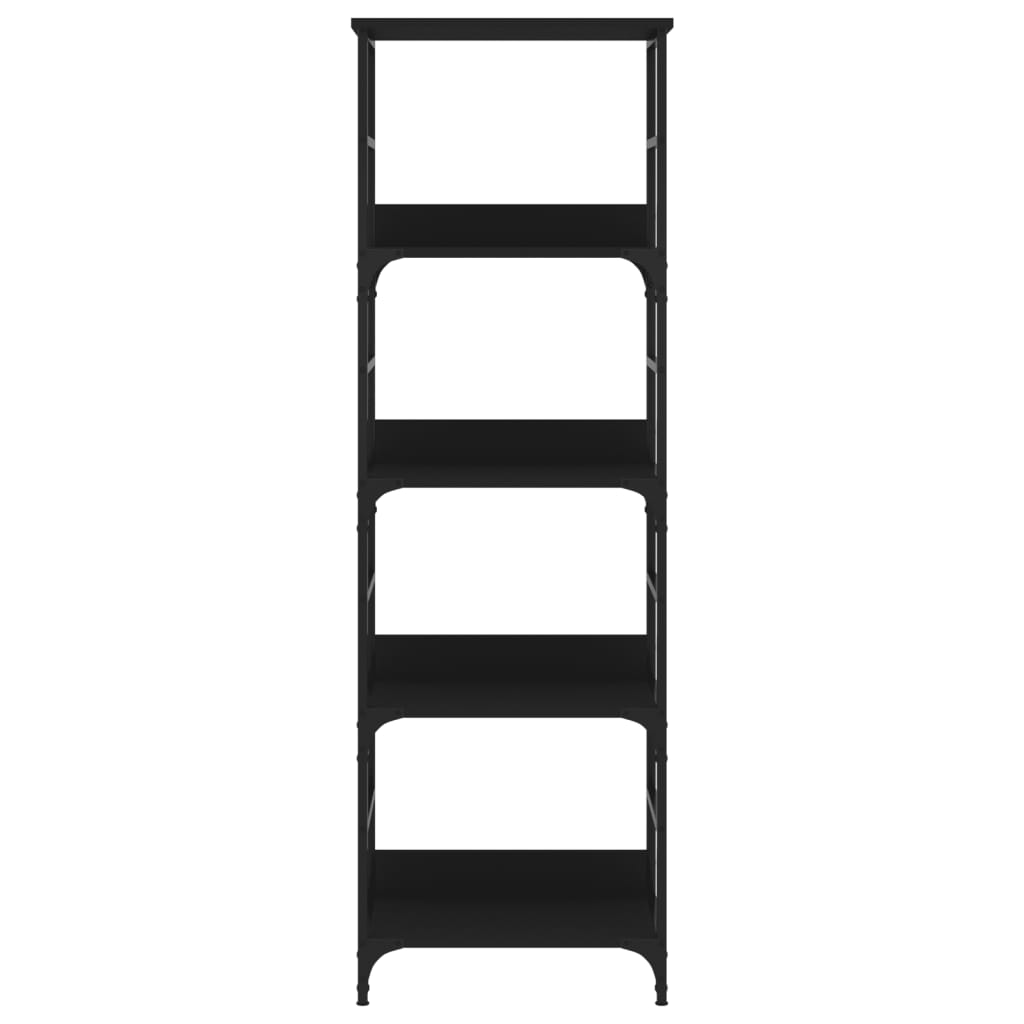 Bookshelf Black 50x33x153 cm Wood Material