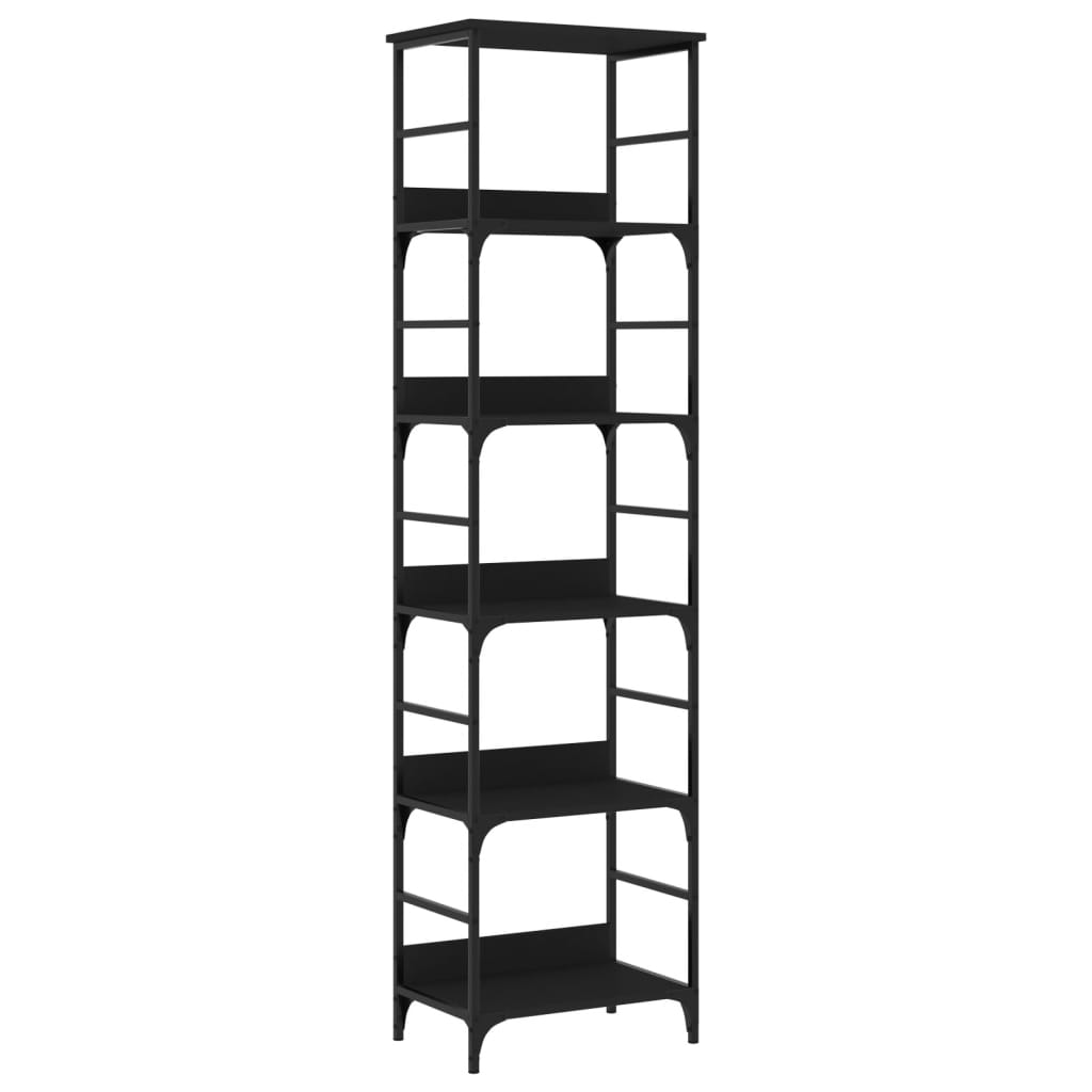 Bookshelf Black 50x33x188.5 cm Wood Material