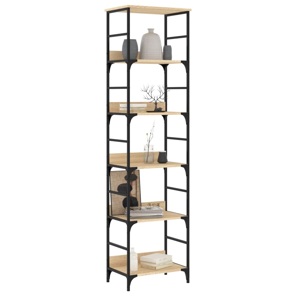 Bookshelf Sonoma Oak 50x33x188.5 cm Wood Material