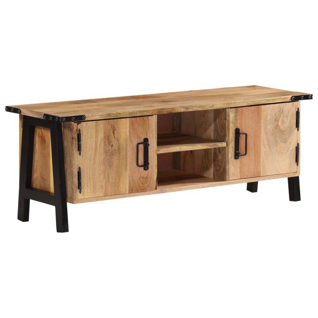 TV-Schrank 110x35x40 cm Massivholz Mango