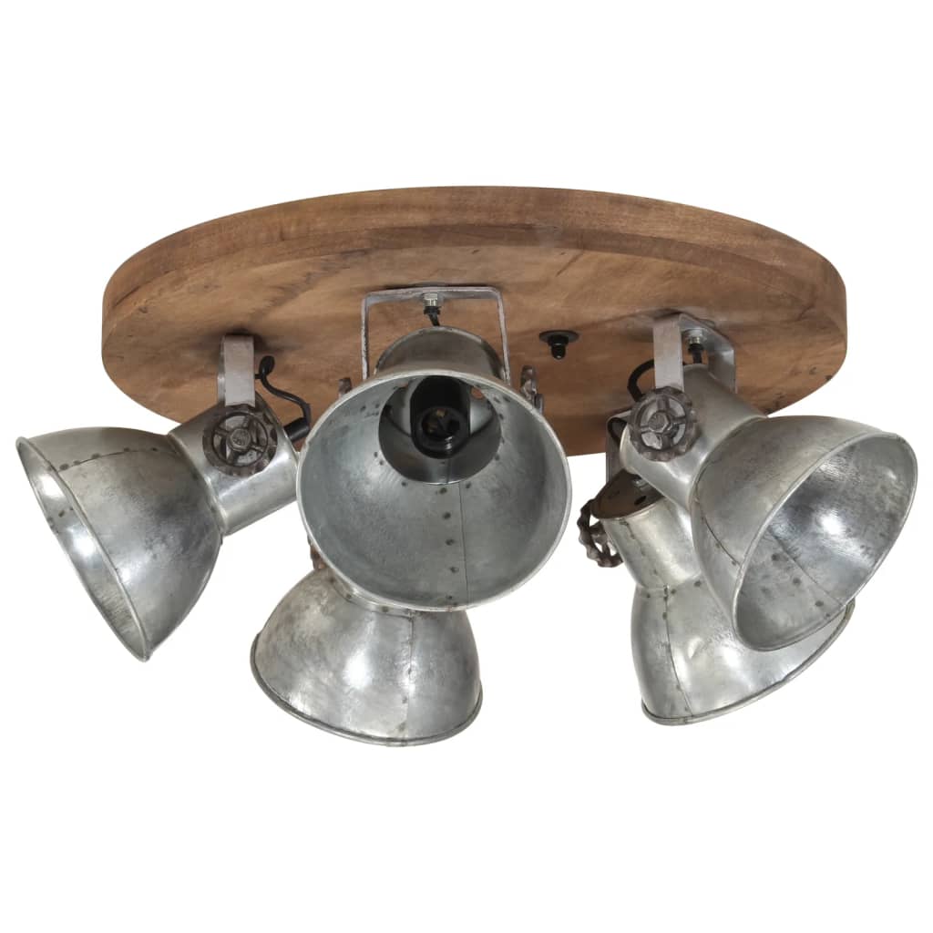 Ceiling light 25 W vintage silver 50x50x25 cm E27