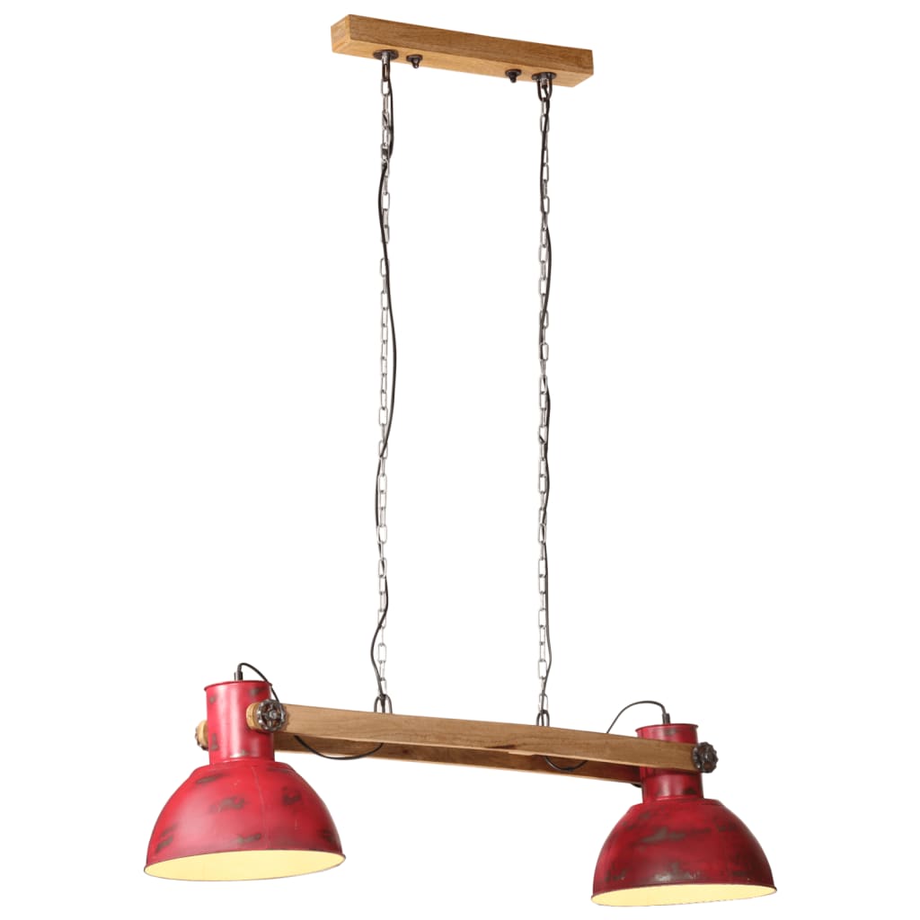 Hanging lamp 25 W red 85x28x109 cm E27