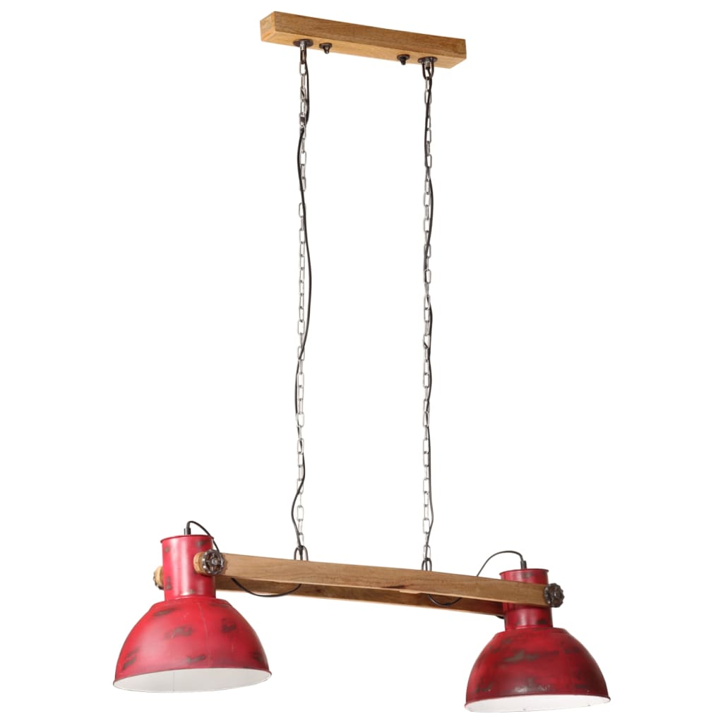 Hanging lamp 25 W red 85x28x109 cm E27